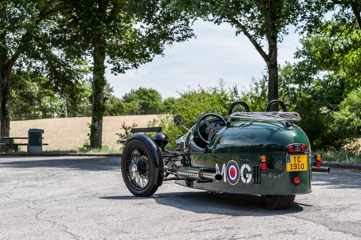 The perfect day to drive a 3-wheeler