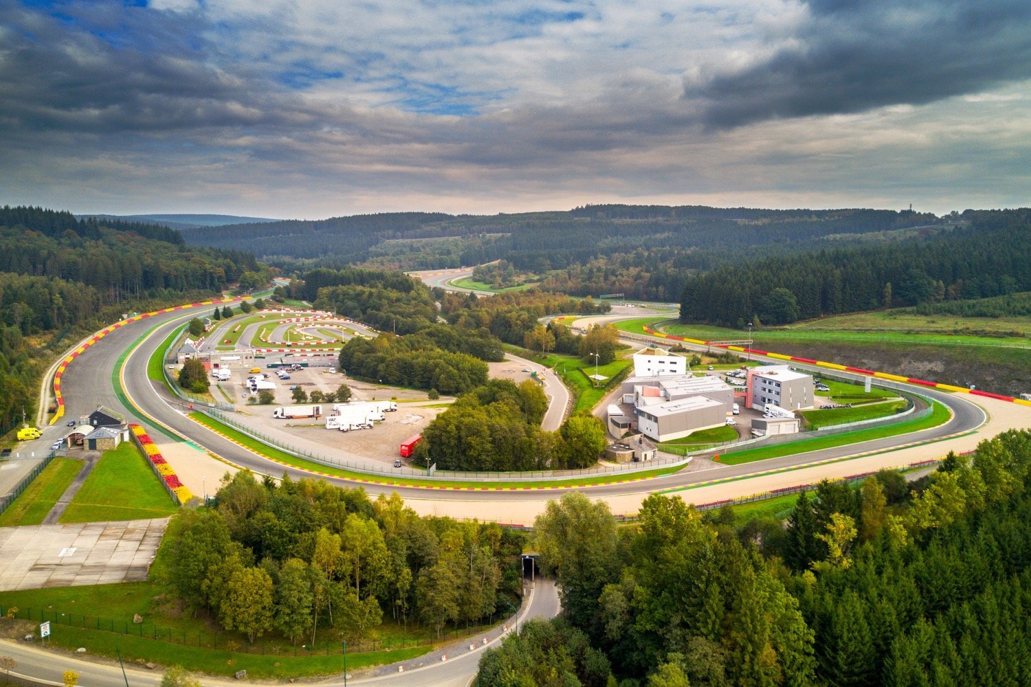 RSRSpa - Circuit from the air - Spa Francorchamps