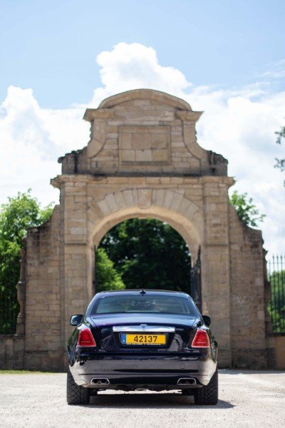 Photoshoot with Fares Hammoud The Cartell Rolls Royce Ghost Ansembourg Castle 2